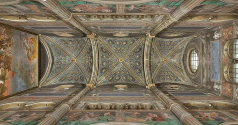 North Transept Volte, katedralen Santa Maria Assunta, Duomo, Cremona, Lombardiet, Italien (foto)