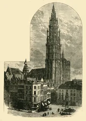 Vor Frue, Antwerpen, 1890.