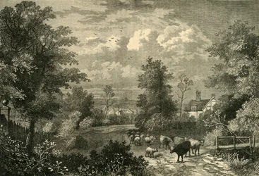 Notting Hill i 1750, c1876.