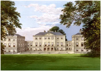 Nuneham Park, Oxfordshire, hjemsted for familien Harcourt, c1880