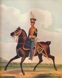 Officer for den kongelige artillerihestebrigade, c1833. 1914