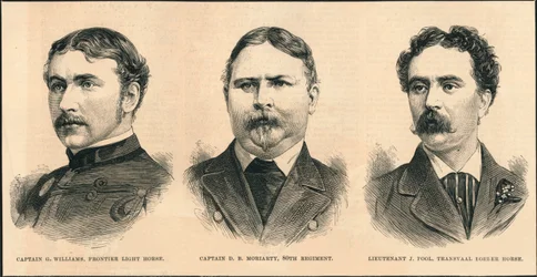 Officerer dræbt i Zulu-krigen, 1879.