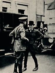 Officielt besøg i Frankrig, 1917, 1945.