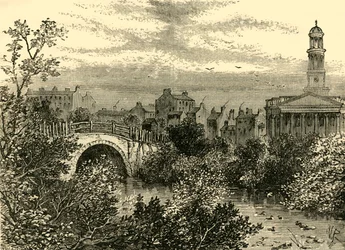 Old Bridge Over the Lake, Regents Park, i 1847, c1876.