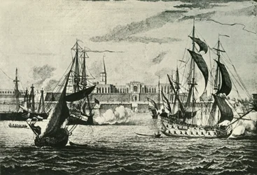 Old Fort William, fra floden 1736, 1925.