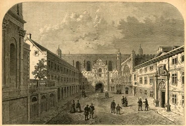 Old Front of Guildhall, c1725, 1897.