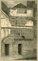 Old House Tidligere i Leadenhall Street, c1872.