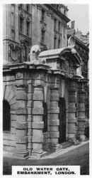 Old Water Gate, Embankment, London, c1920