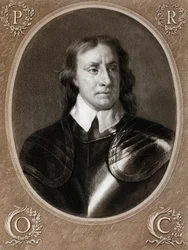 Oliver Cromwell, 1599-1658, engelsk hærfører og politiker, 1657, 1899