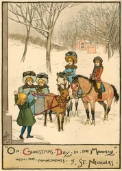 Juledag om morgenen med St. Nicholas
