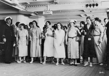 Om bord på RMS Atlantis, c1929-c1939