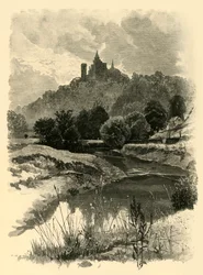 På Churnet, nær Alton Towers, 1898.