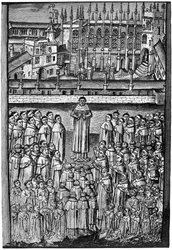 Et hundrede kontorister, New College, Oxford, c1453, 1892