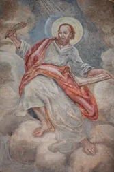 Vor Frue af Assumption kirke. Saint Luke Cordon Frankrig