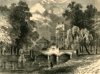 Outfall of Westbourne, c1876.