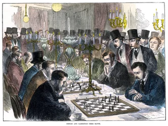 Oxford og Cambridge Chess Match, 1800-tallet