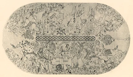 Maleri på loftet af Justitssalen, nr. 3, 1907.