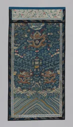 Panelmøbelstof, Kina, Qing-dynastiet 1644-1911, 18751900.