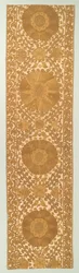 Panel, Sandsynligvis fra et Gardin, 1800-tallet.