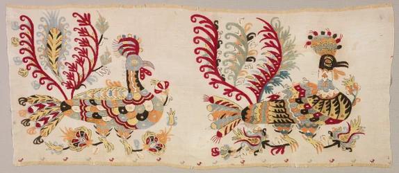 Panel, sandsynligvis fra en nederdel, 1800-tallet.