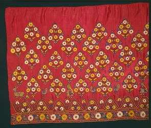 Panel til en nederdel Ghagra, slutningen af 1800-tallet eller begyndelsen af 1900-tallet.