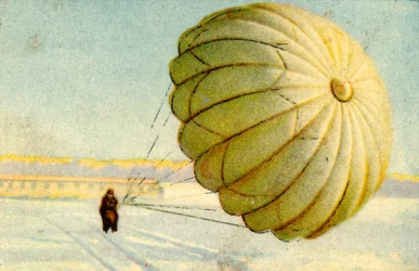 Faldskærmslanding, 1932.