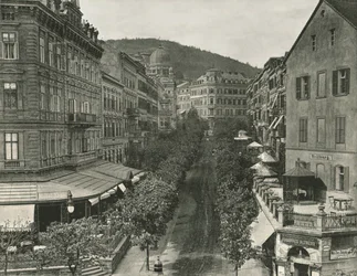 Parkstrasse, Carlsbad, Tjekkoslovakiet, 1895.