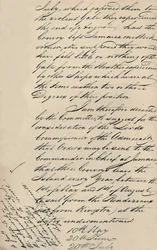 Del af brev dateret 31. december 1806 fra Lloyds til Admiralitetet, 1928