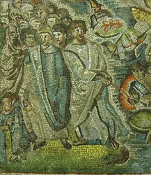 Passage af Det Røde Hav, byzantinsk, begyndelsen af det 20. århundrede original dateret 5. århundrede.