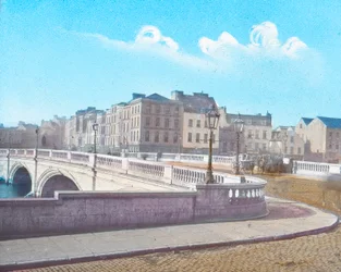 Patricks Bridge viser Father Mathews Statue, c1910