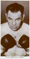 Paulino Uzcudun, spansk bokser, 1938