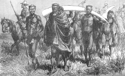 Fredsbudbringere fra Cetewayo, c1880