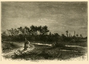 Peakirk, fra Cut, 1898.