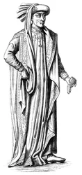 Filip den Gode 1396-1467, hertug af Bourgogne, 1400-tallet 1849