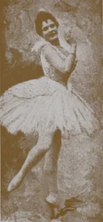 Pierina Legnani som Odette i Ballet Swan Lake