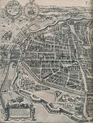 Plan over Paris, c1630 1915