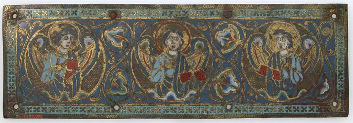 Plaque fra en Chasse, fransk, 1200-tallet.
