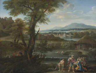 Polykrates finder sin ring i fisken, 1600-tallet
