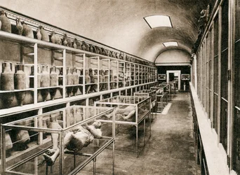 Pompeji Museum, Pompeji, Italien, omkring 1900-tallet