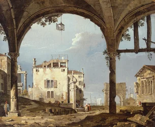 Portiko med en lanterne, 174145.