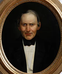 Portræt af Alexander Philippovich Smirdin 1795-1857, 1857