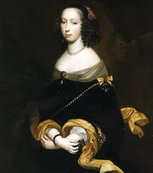 Portræt af Anne de Croÿ 1564-1635, hertuginde af Aarschot, 1633.