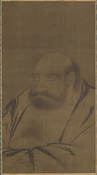 Portræt af Bodhidharma, 1300-tallet.