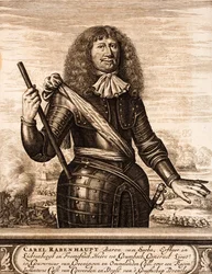 Portræt af Carl von Rabenhaupt 1602-1675 Fra: Krigens scene, 1675.