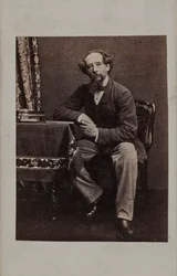 Portræt af Charles Dickens 1812-1870, 1860