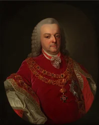 Portræt af grev Ferenc Esterházy de Galántha 1715-1785.