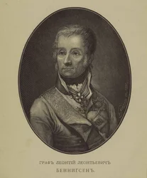 Portræt af grev Levin Leonty August Theophil von Bennigsen 1745-1826