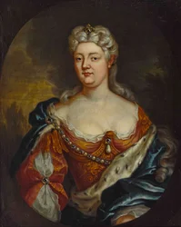Portræt af grevinde Caroline af Nassau-Saarbrücken 1704-1774, ca. 1725