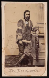 Portræt af Dr. John Maynard Woodworth 1837-1879, før 1879.