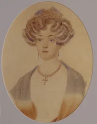 Portræt af Ekaterina Nikolayevna Goncharova 1809-1843, slutningen af 1820